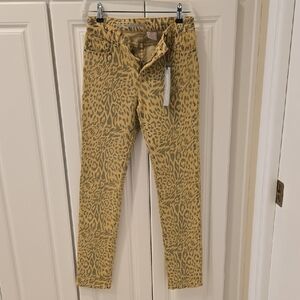 !it jeans Yellow and Green Leopard Print Kids Jeans